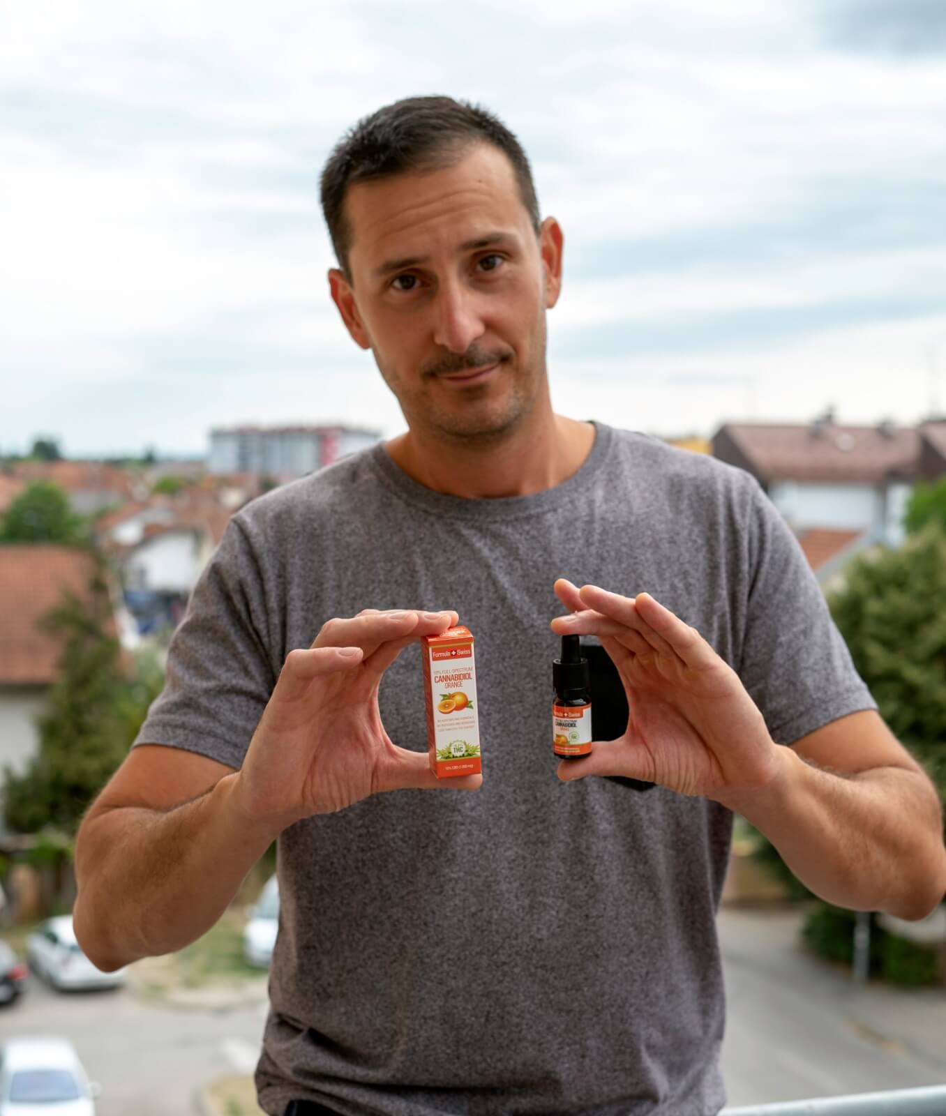 Formula Swiss olio di CBD biologico in olio di arancia